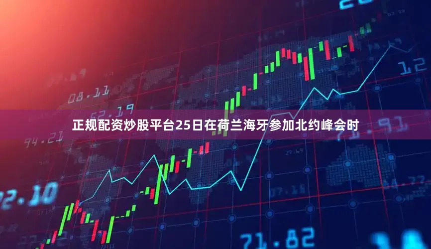 正规配资炒股平台25日在荷兰海牙参加北约峰会时